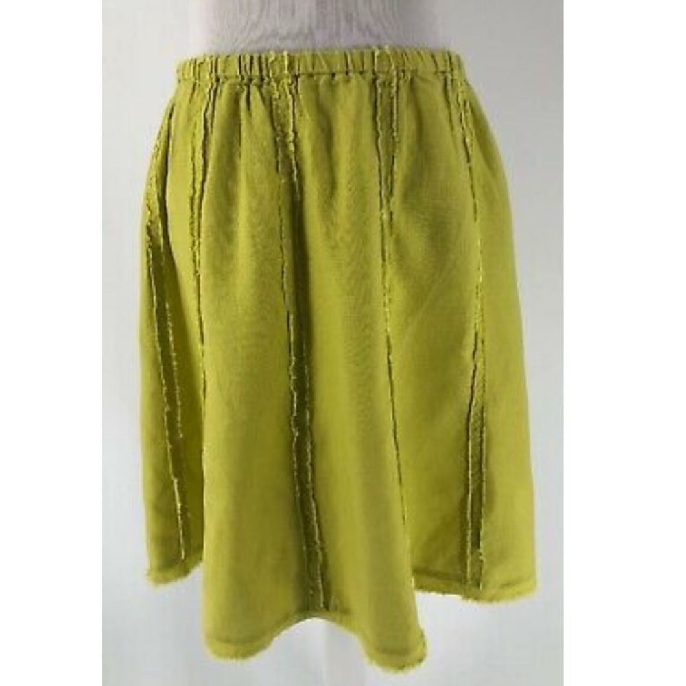 Soft Surroundings Linen A-Line Skirt